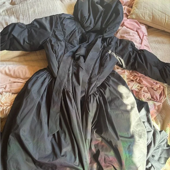 NWT Lacemade Elegant Black Women's coat - Picture 7 of 8